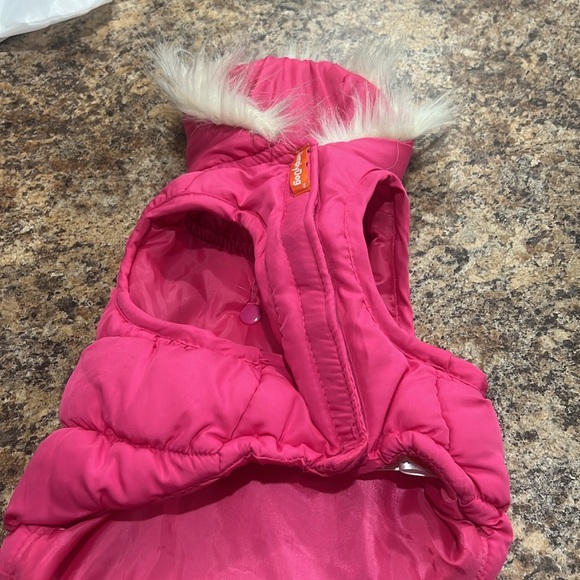 Simply dog pink puffer, coat size small - Picture 4 of 5